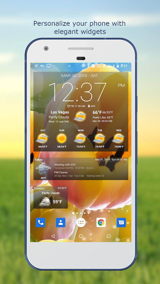 Hava ve saat Widget Resimleri