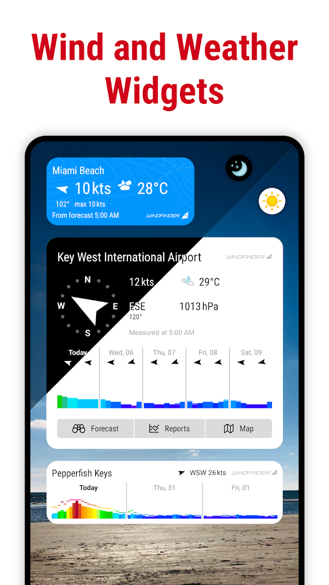 Windfinder: Rüzgar ve hava Resimleri