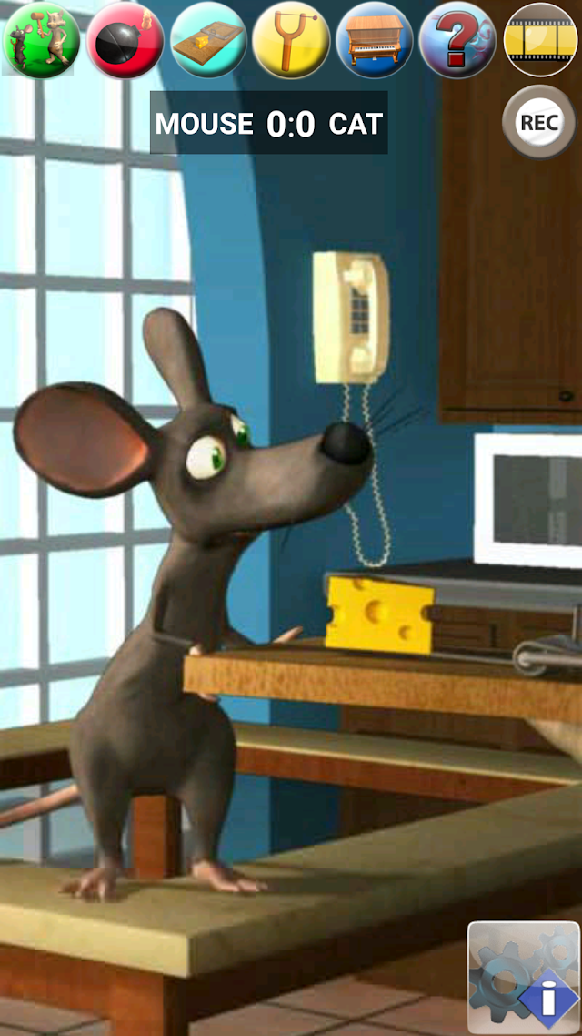 Talking Cat Vs. Mouse Resimleri