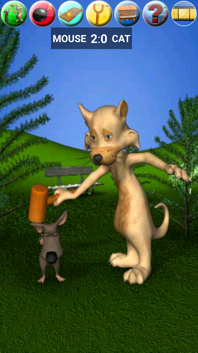 Talking Cat Vs. Mouse Resimleri