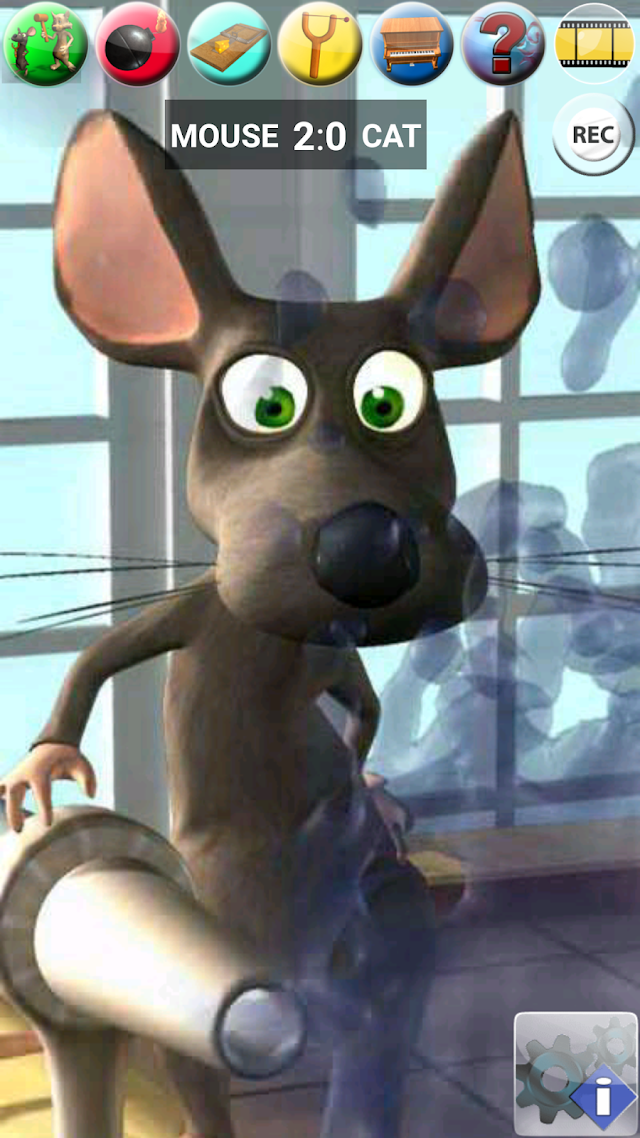 Talking Cat Vs. Mouse Resimleri
