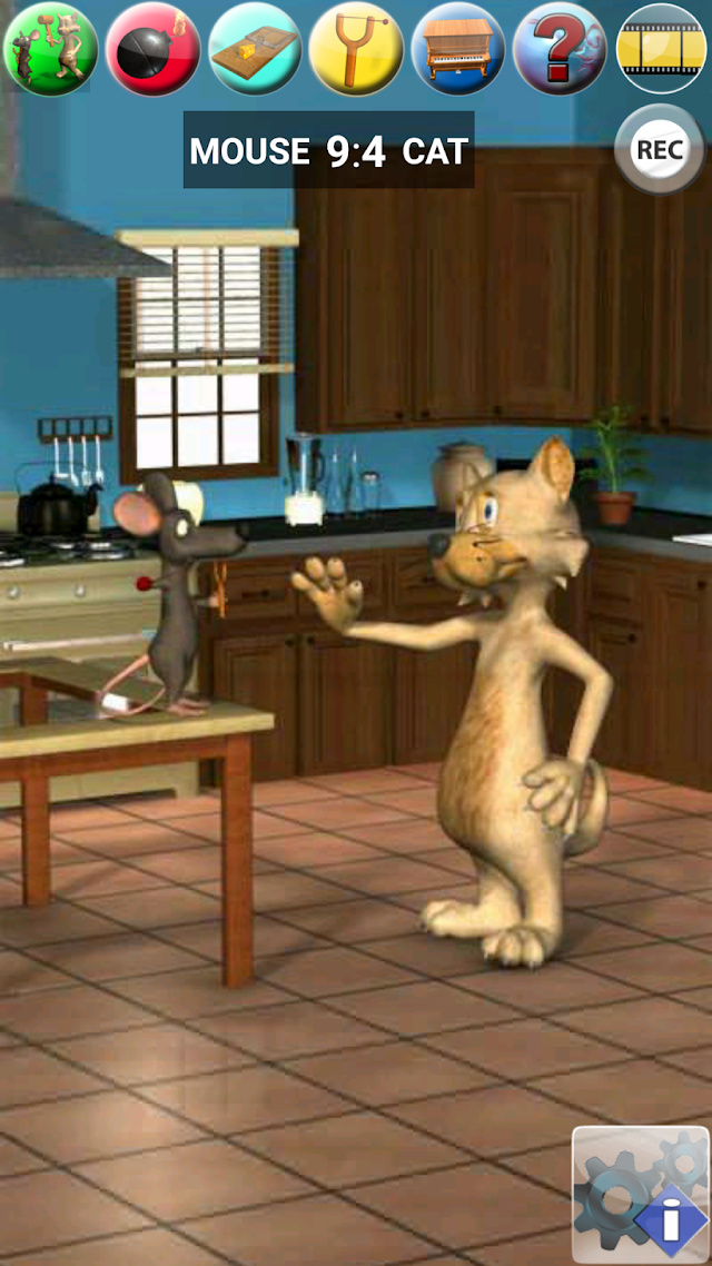 Talking Cat Vs. Mouse Resimleri
