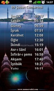 Namaz Vakitleri - Prayer Times Resimleri