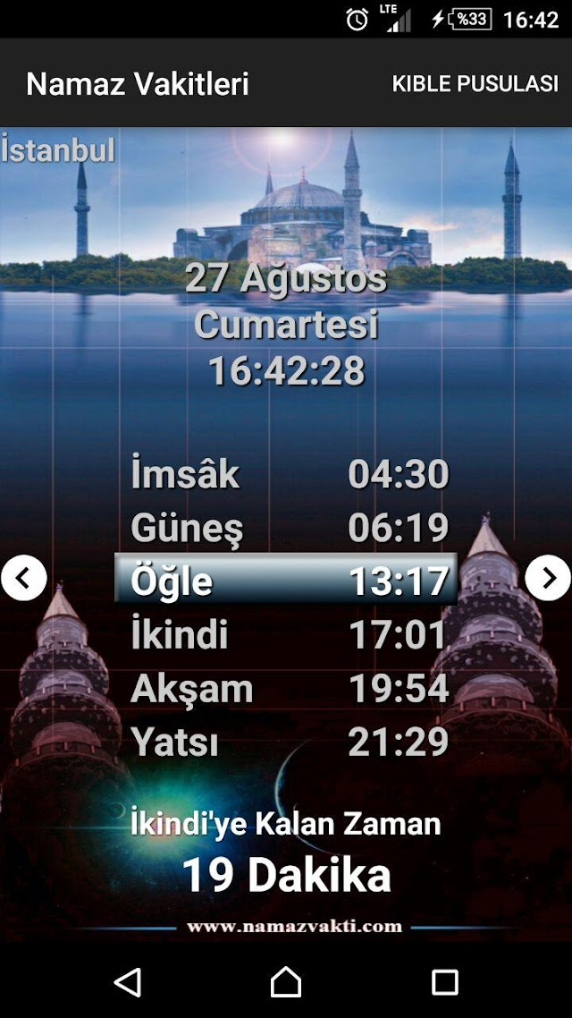 Namaz Vakitleri Resimleri