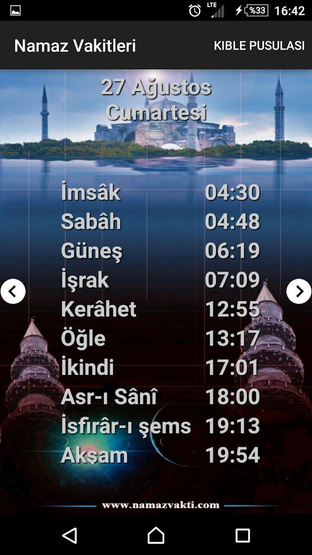 Namaz Vakitleri Resimleri