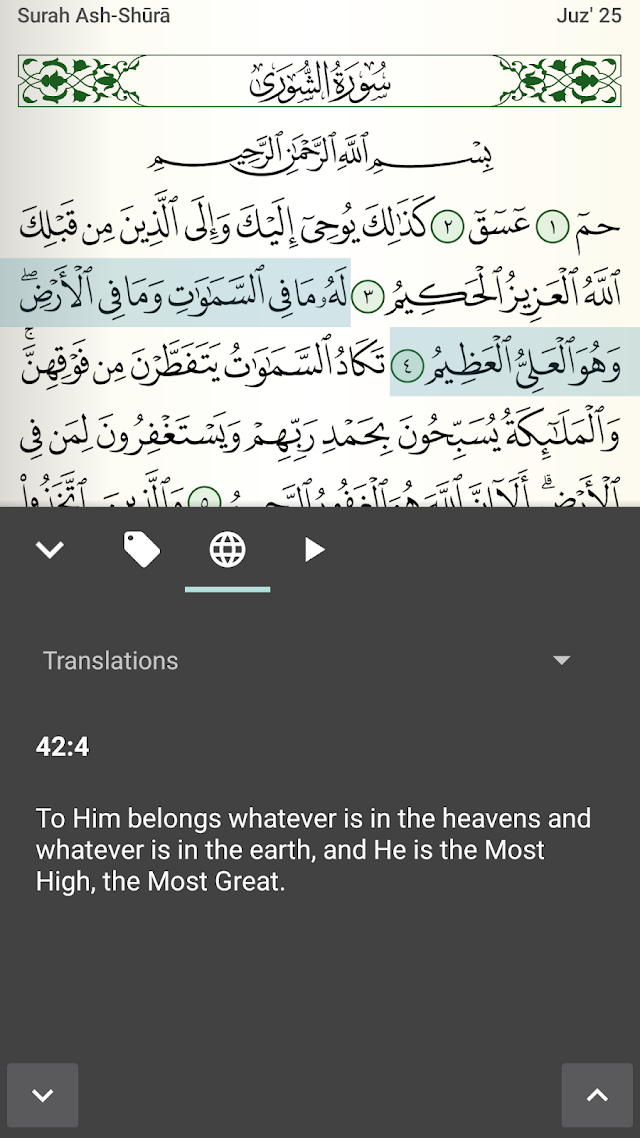 Quran for Android Resimleri