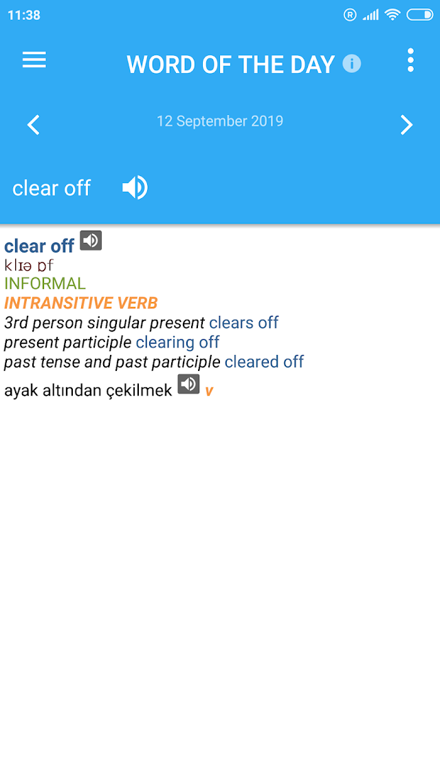 English-Turkish Dictionary Resimleri