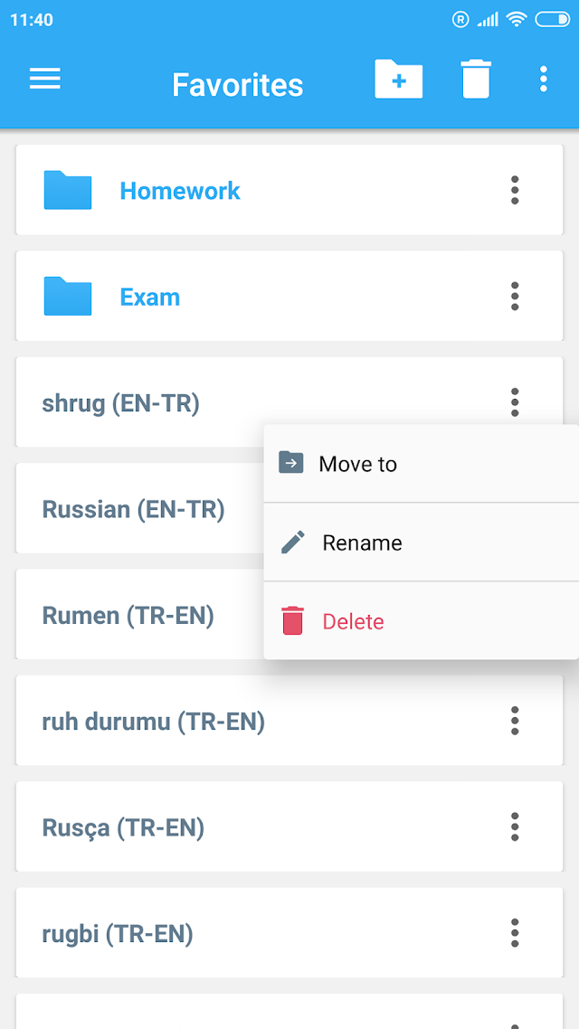 English-Turkish Dictionary Resimleri