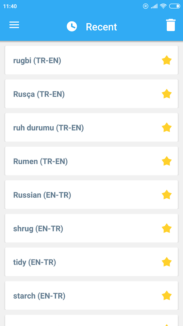 English-Turkish Dictionary Resimleri