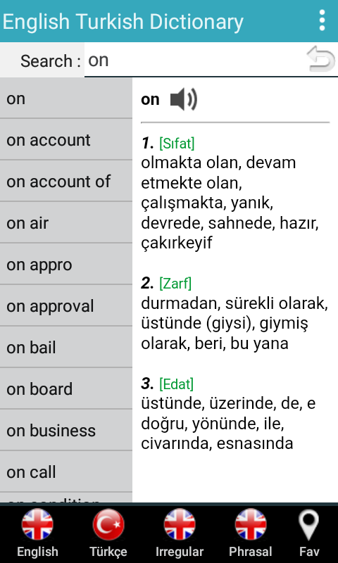 İngilizce Türkçe Sözlük Resimleri