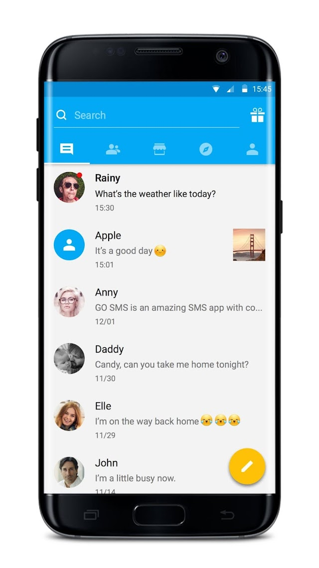 GO SMS Pro - Temalar, Emojiler Resimleri