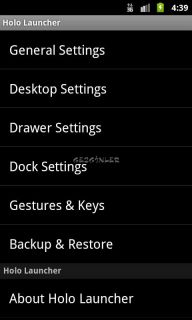 Holo Launcher Resimleri