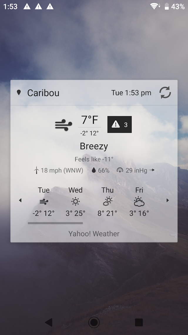 Digital Clock & Weather Widget Resimleri