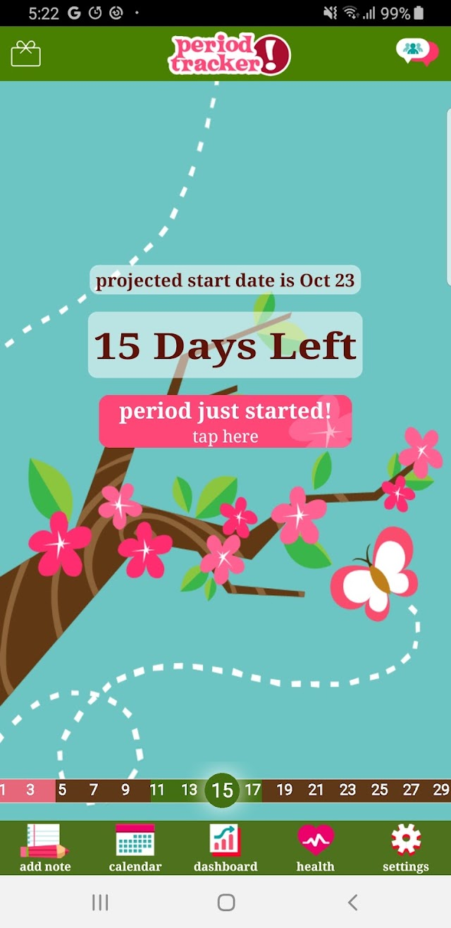 Period Tracker Resimleri