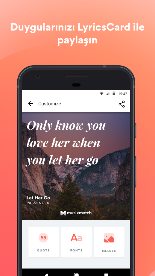 Musixmatch Music Lyrics Player Resimleri