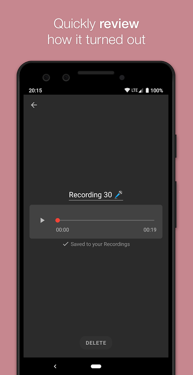 Smart Voice Recorder Resimleri