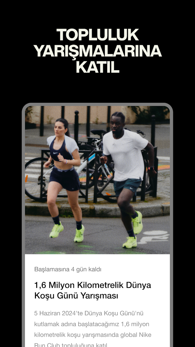 Nike Run Club: Koşu Takibi Resimleri