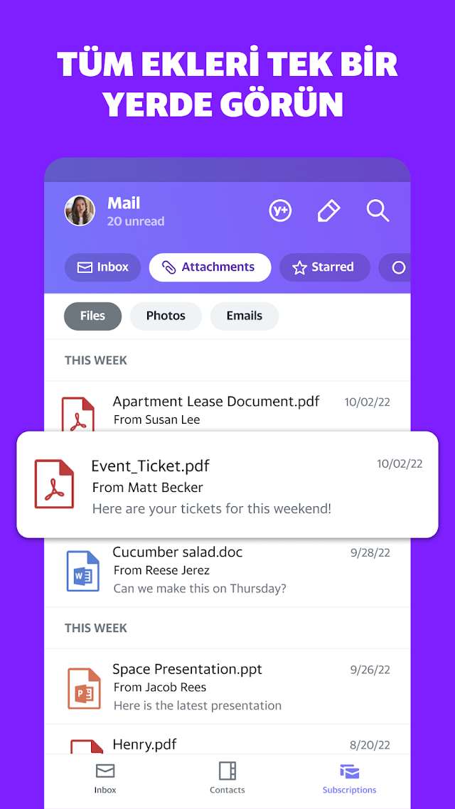 Yahoo Mail – Organize Kalın! Resimleri