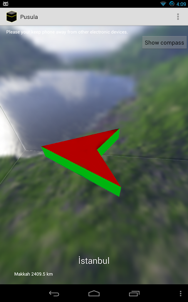 3D Pusula ve Kıble Resimleri