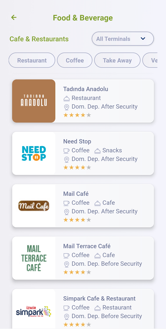 TAV Mobile Resimleri