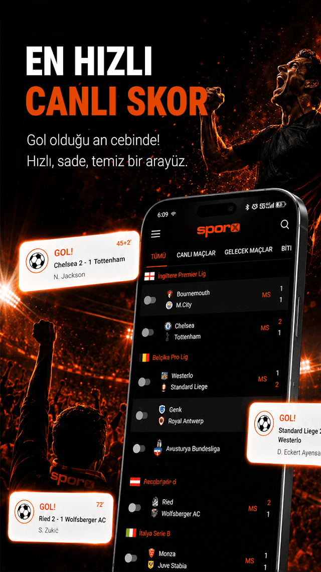 Sporx - Spor Haber, Canlı Skor Resimleri