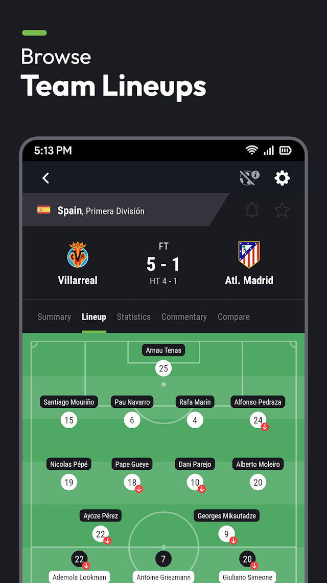 Futbol24 soccer livescore app Resimleri