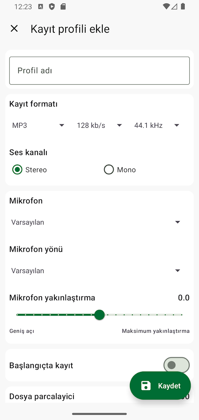 ASR ses kaydedici Resimleri