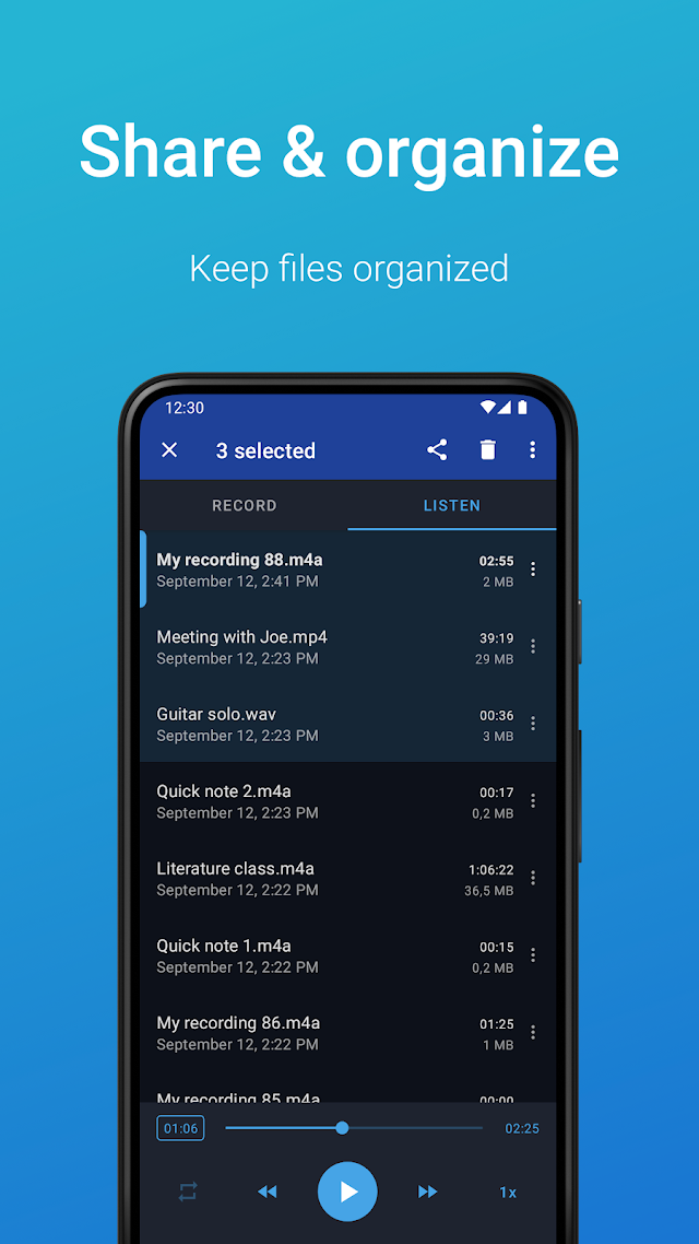 Easy Voice Recorder Resimleri