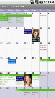 aCalendar - Android Calendar Resimleri