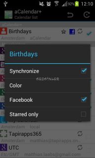 aCalendar - Android Calendar Resimleri