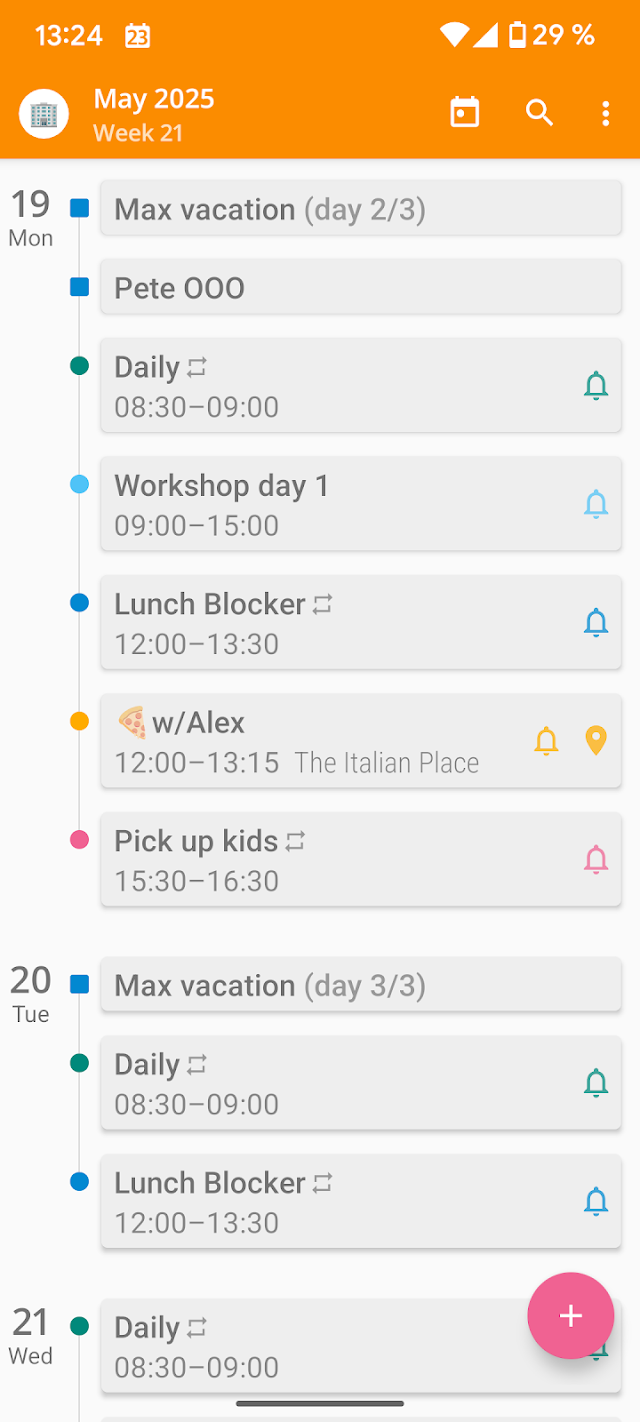 aCalendar - your calendar Resimleri