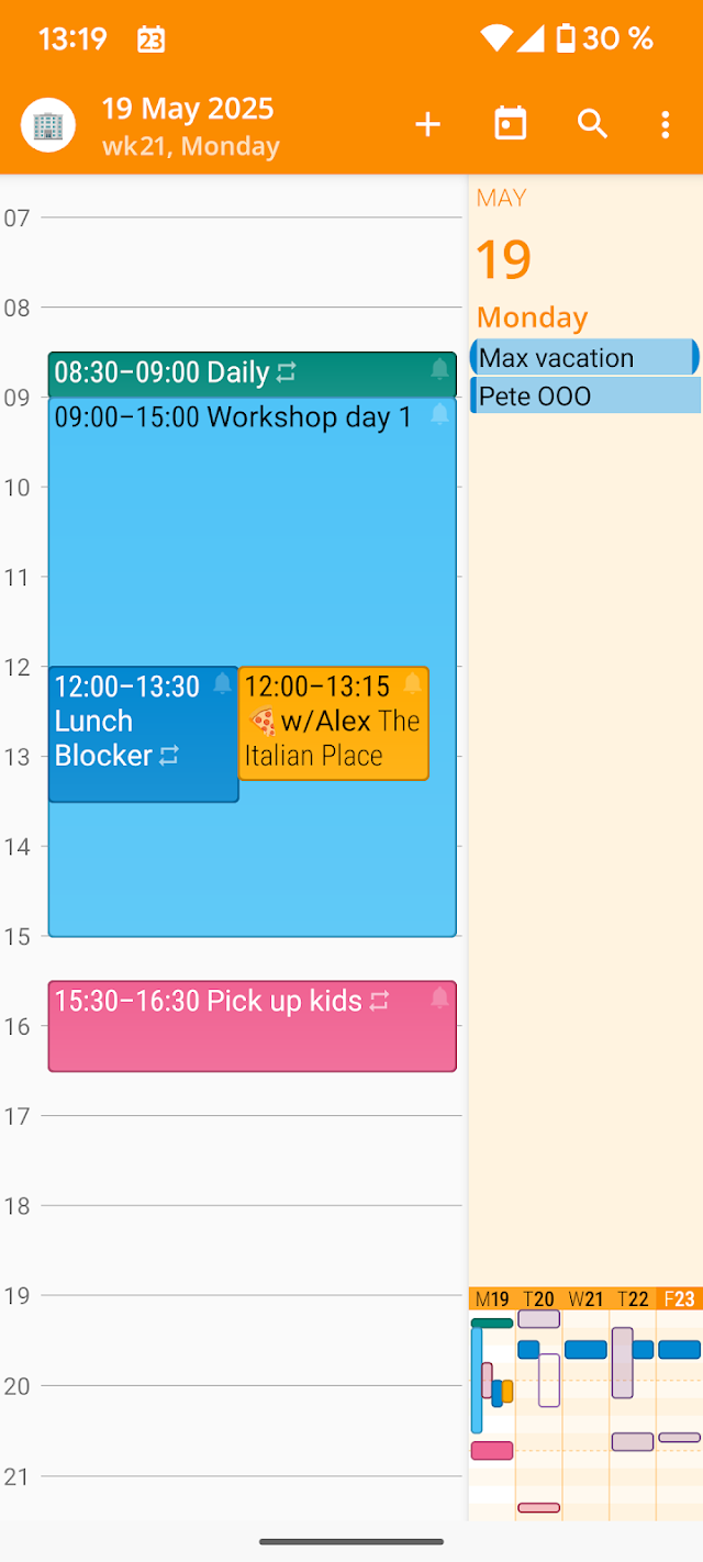 aCalendar - your calendar Resimleri