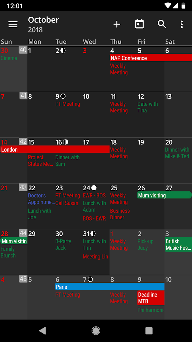 aCalendar - your calendar Resimleri