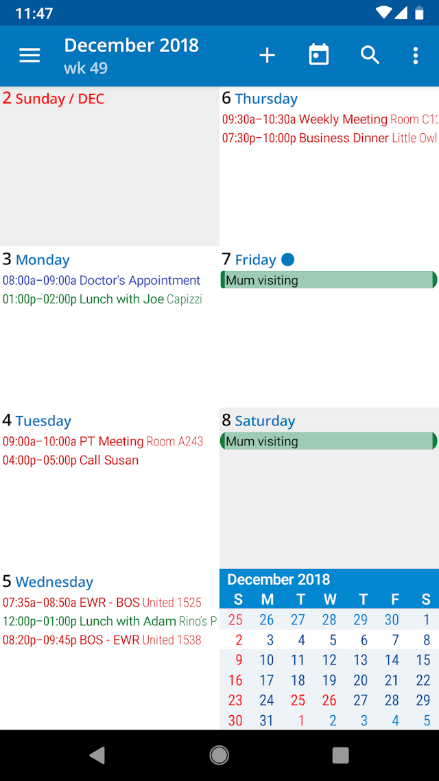 aCalendar - your calendar Resimleri
