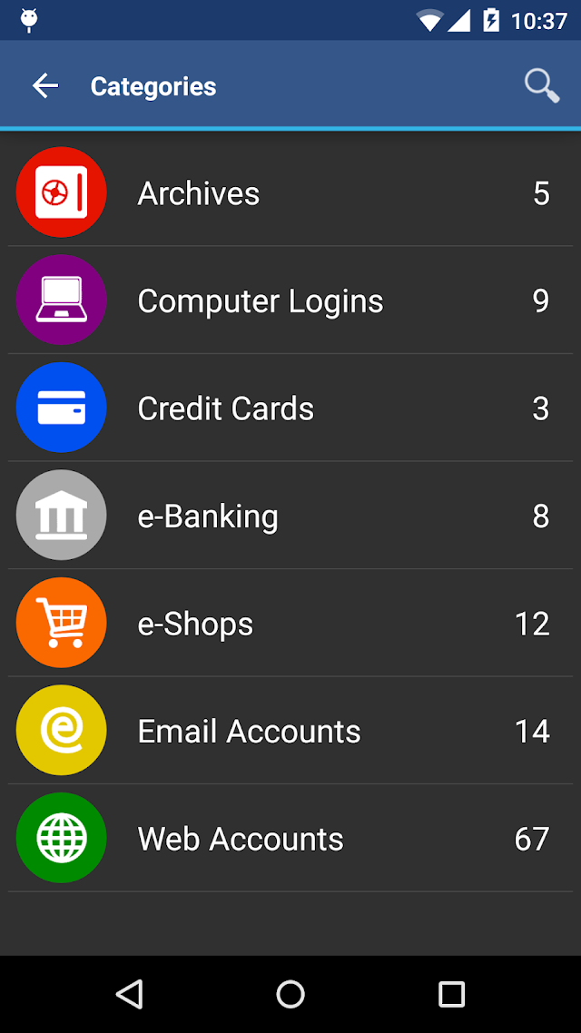aWallet Password Manager Resimleri