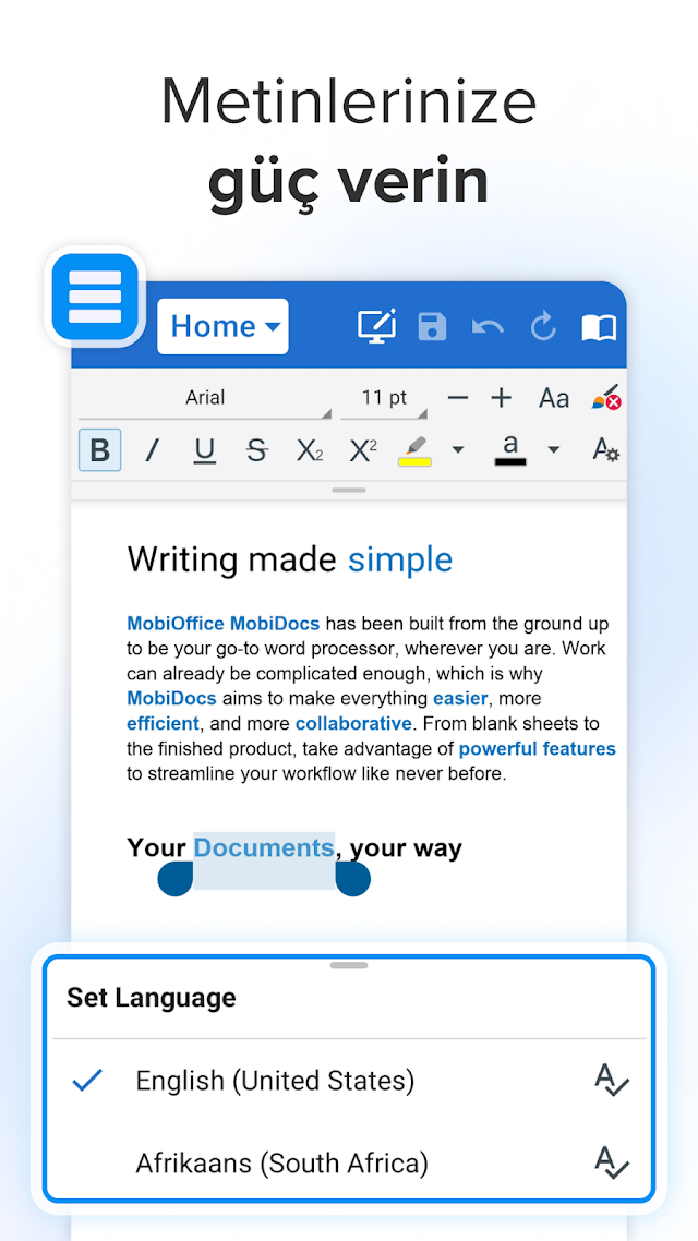 MobiOffice: Word, Sheets, PDF Resimleri