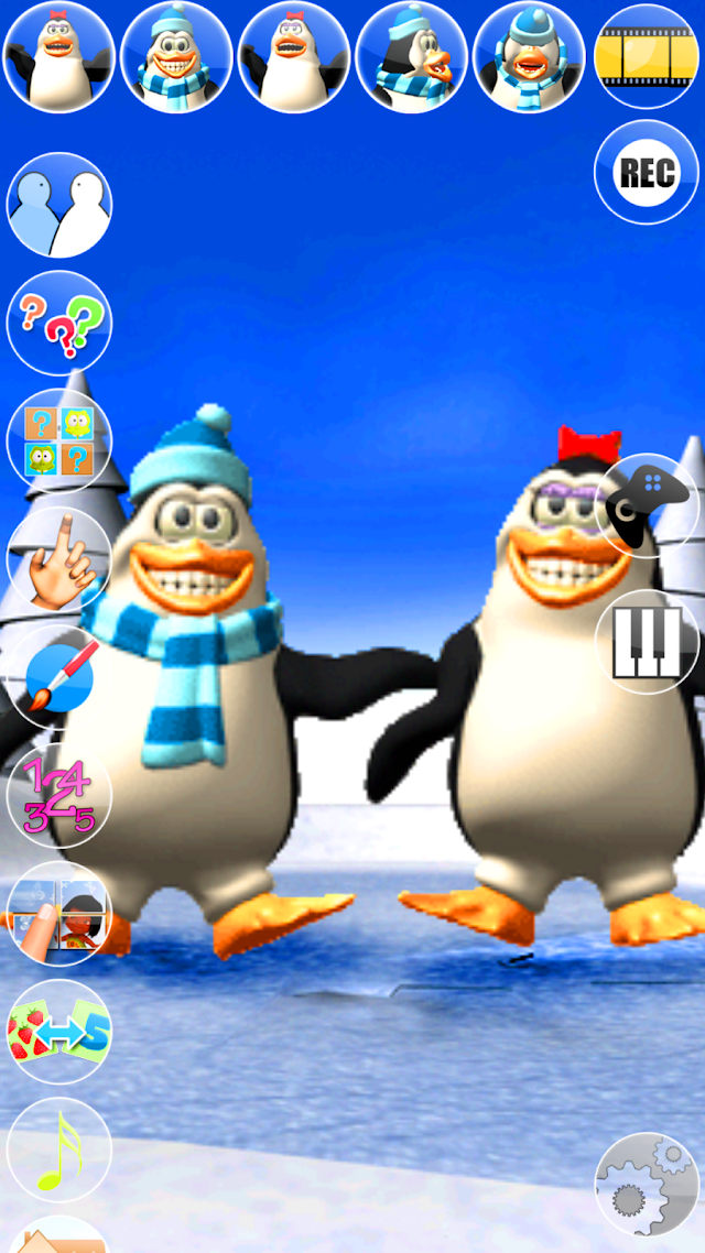 Talking Pengu & Penga Penguin Resimleri