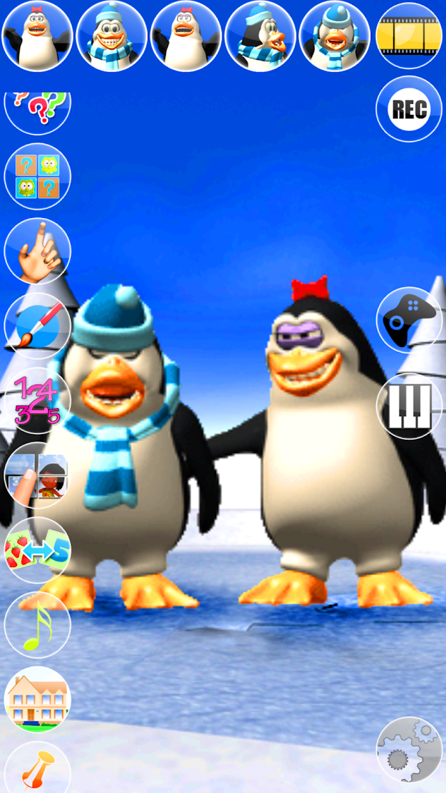 Talking Pengu & Penga Penguin Resimleri