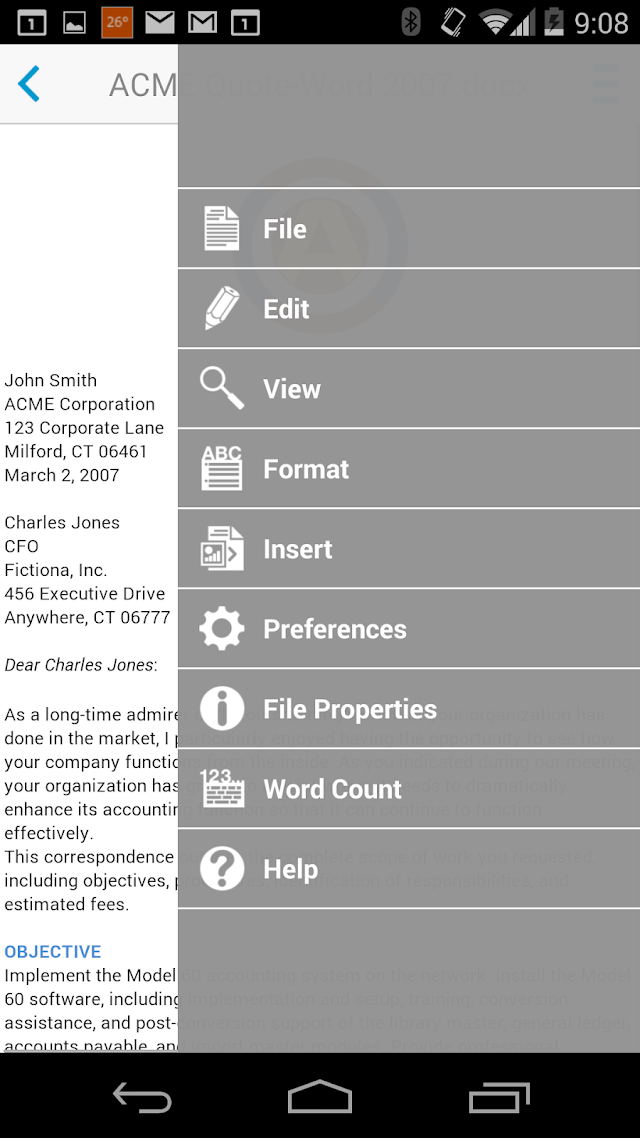 Docs To Go Office Suite Resimleri