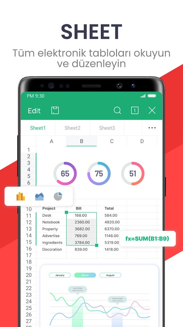 WPS Office-PDF,Word,Sheet,PPT Resimleri