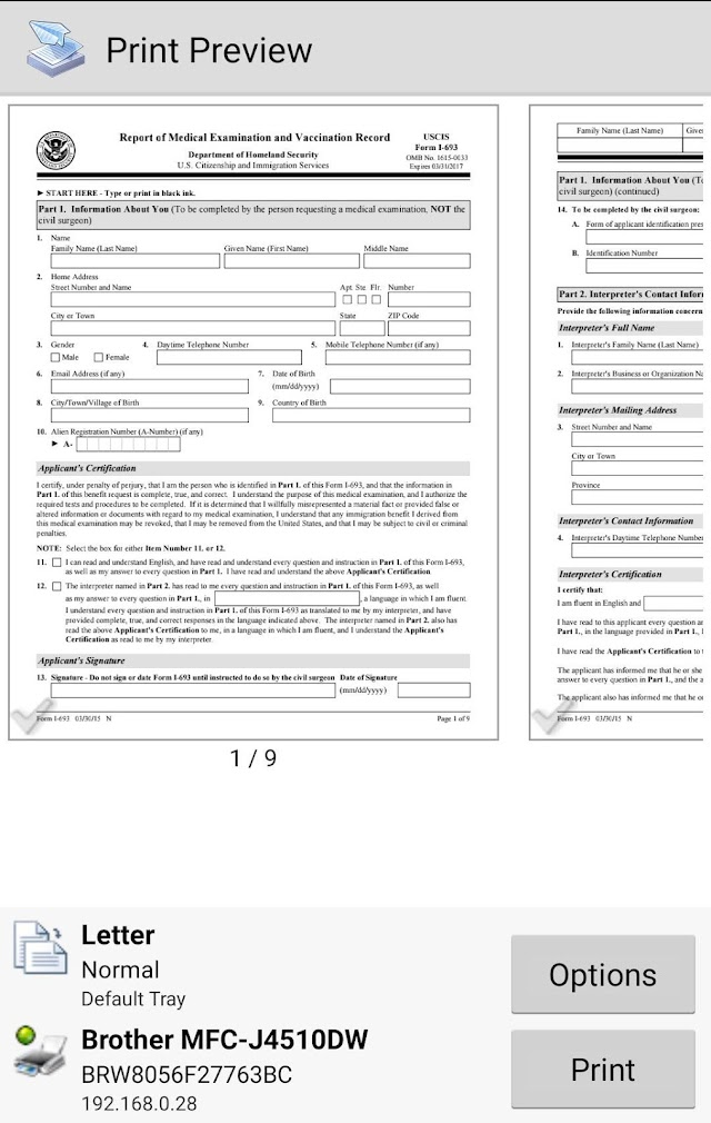 PrinterShare Mobile Print Resimleri