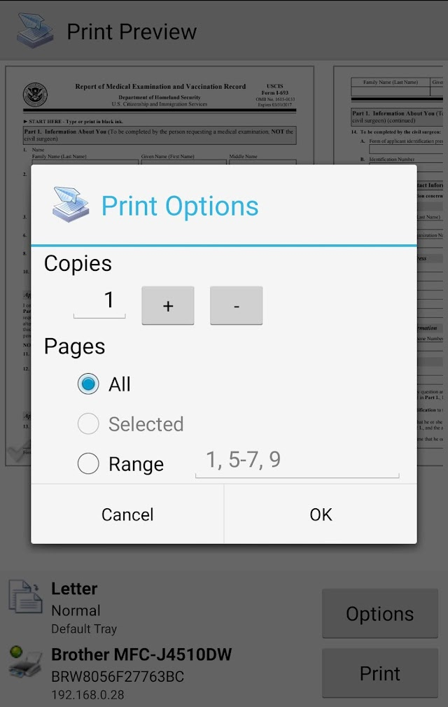 PrinterShare Mobile Print Resimleri