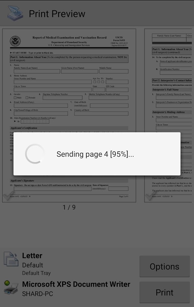 PrinterShare Mobile Print Resimleri