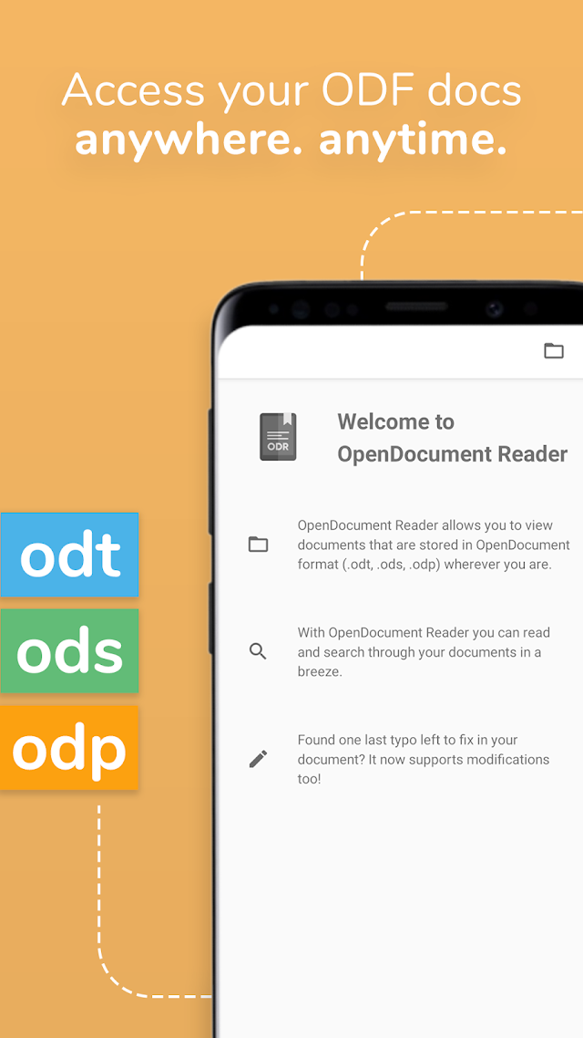 OpenDocument Reader - view ODT Resimleri