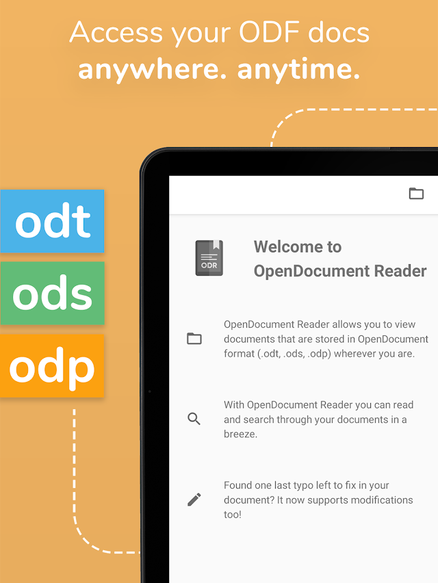 OpenDocument Reader - view ODT Resimleri