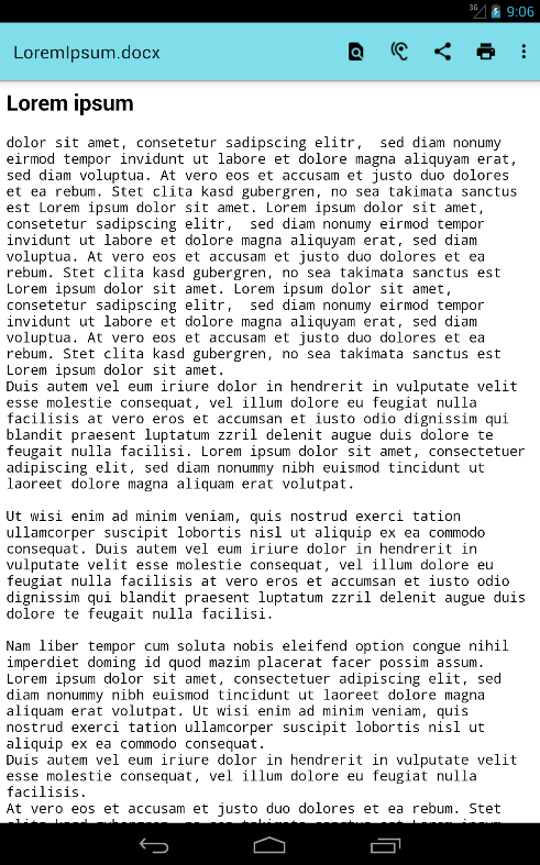 Office Documents Viewer Resimleri