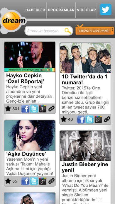 DreamTV for iPhone Resimleri