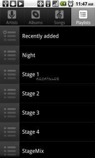 Android Music Player Resimleri
