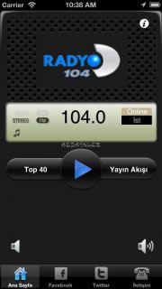 Radyo D for iPhone Resimleri