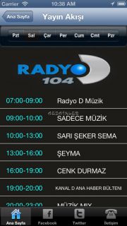 Radyo D for iPhone Resimleri